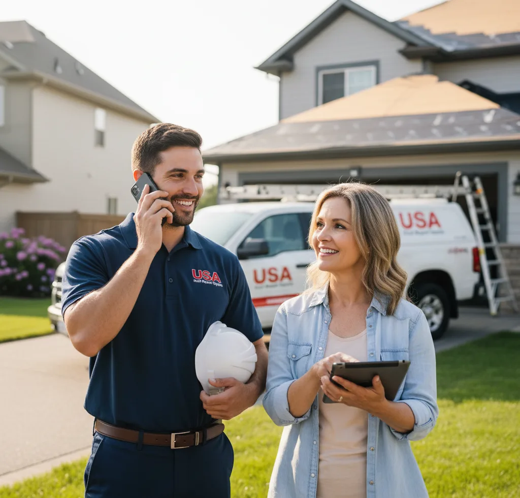 USA Roof Repair Experts customer support in Haven